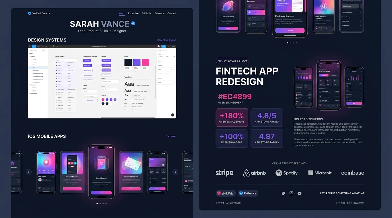Product Designer Portfolio Preview