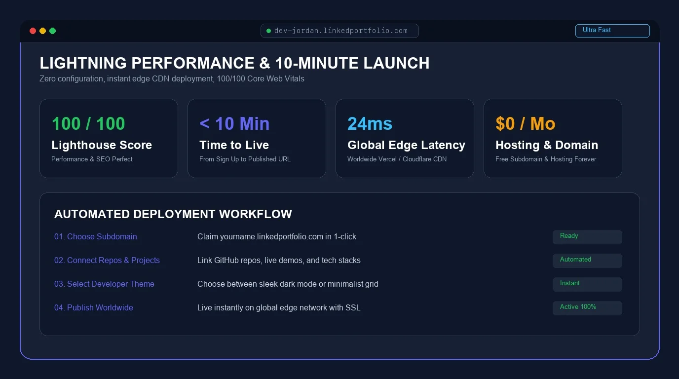 Publish in Minutes